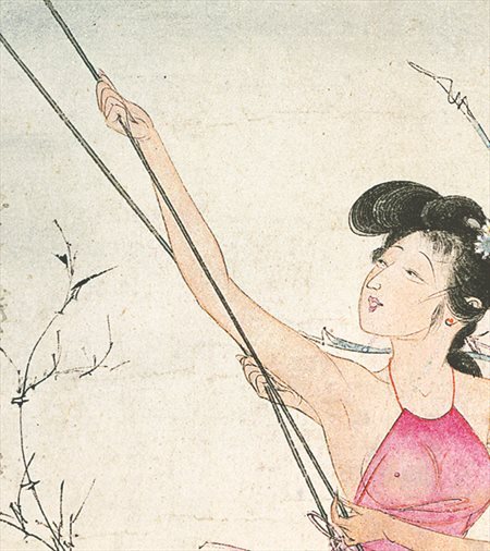 韶山-胡也佛的仕女画和最知名的金瓶梅秘戏图